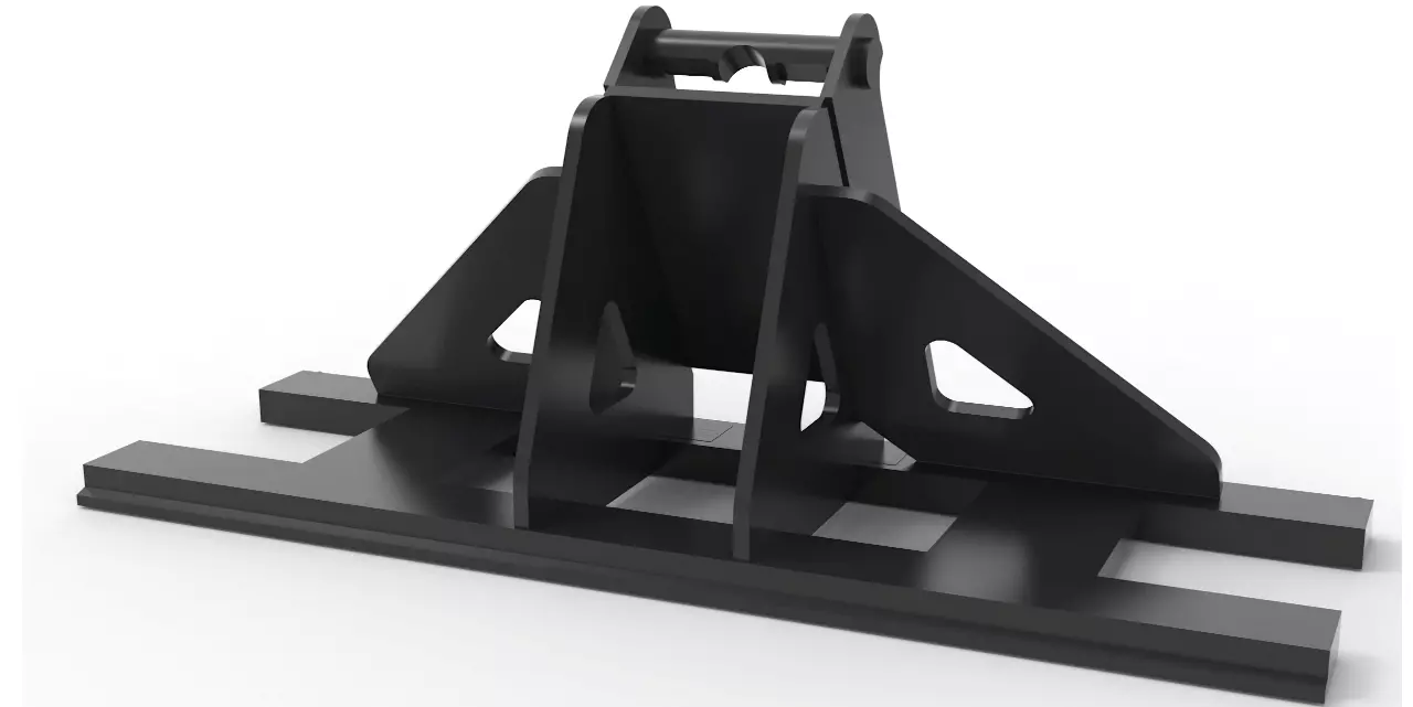 Palettengabel FEM2 passend zu Lehnhoff MS03 / SW03 inkl. 1200mm Zinken