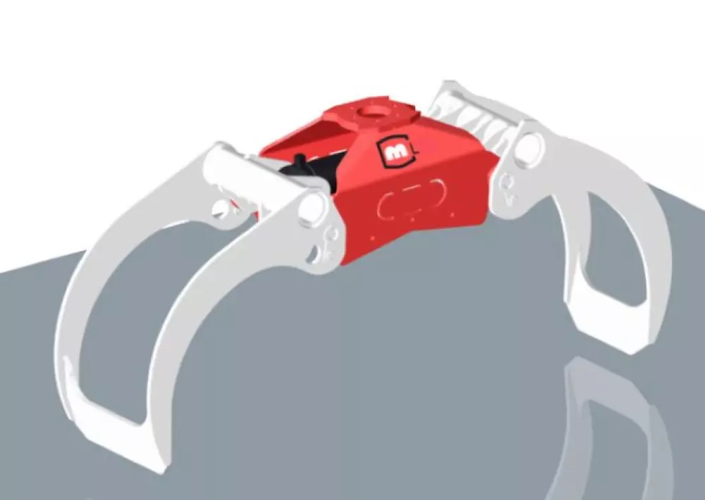 Mesera ML92 Langholzgreifer mit 2,26m Öffnungsweite - Holzgreifer - Forstgreifer